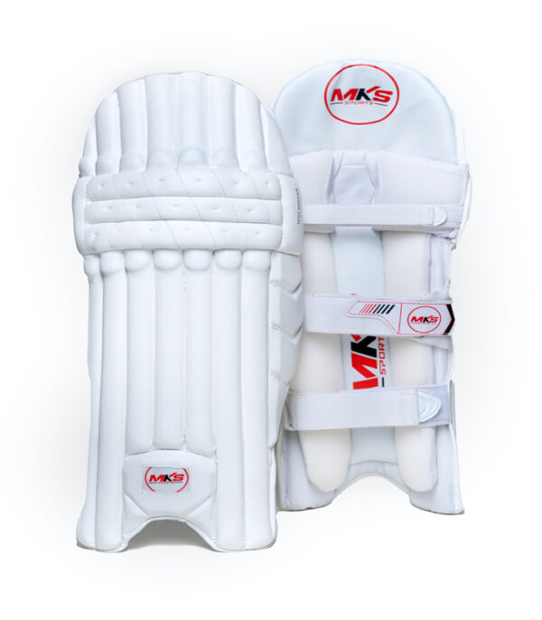 MKS Protest White batting Pads